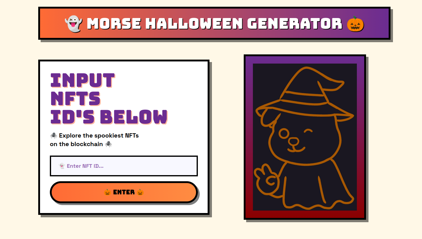 Morse Halloween Generator Project
